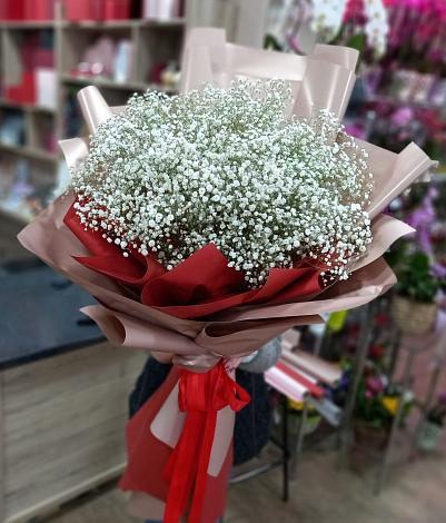 Букет цветов из: Гипсофила в Кинель-Черкассы