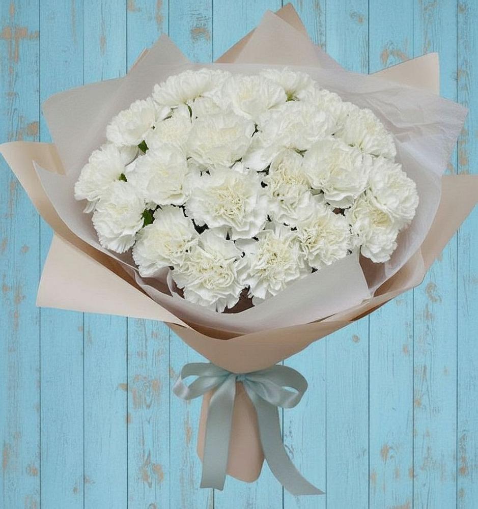 Букет цветов из: Гвоздики в Кинель-Черкассы