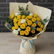 Букет цветов из:  Розы в Кинель-Черкассы