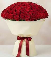Букет 101 Красная роза Милано в Кинель-Черкассы