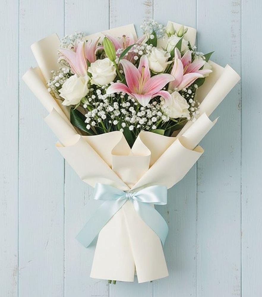 Букет цветов из: Лилии в Кинель-Черкассы