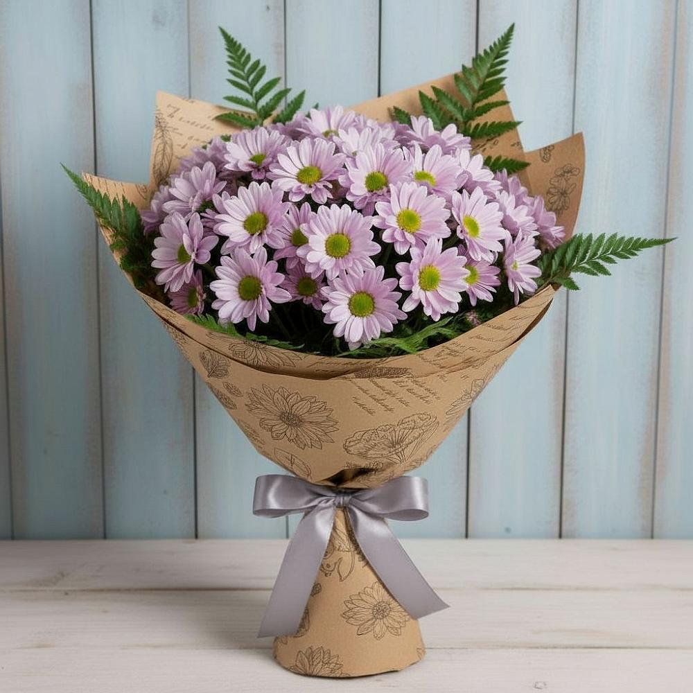 Букет цветов из: Хризантемы в Кинель-Черкассы