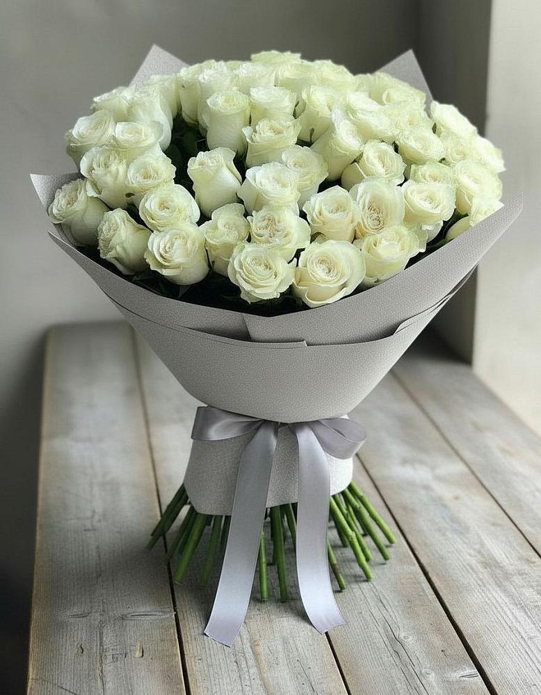 Букет 35 Белых роз в Кинель-Черкассы