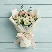 Букет цветов из:  Альстромерии в Кинель-Черкассы