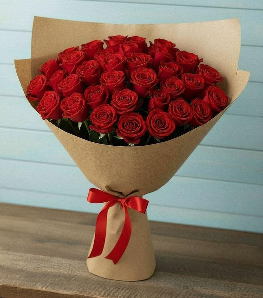 Букет Красные розы Милано в Кинель-Черкассы