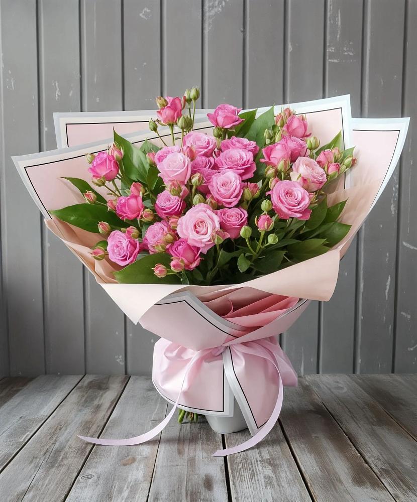 Букет Розовый кустик в Кинель-Черкассы