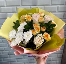 Букет цветов из:  Розы и Хризантемы #REPLACE_PRED# Кинель-Черкассы