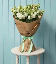 Букет цветов из:  Лизиантусы в Кинель-Черкассы