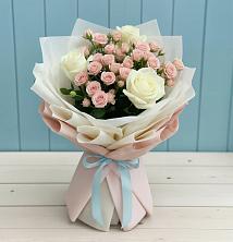 Букет цветов из:  Розы в Кинель-Черкассы