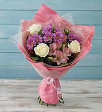Букет цветов из:  Герберы в Кинель-Черкассы