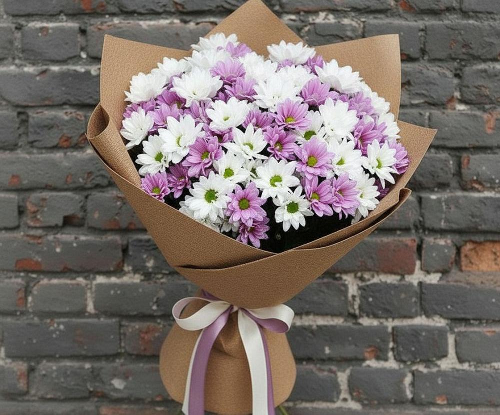 Букет цветов из: Хризантемы в Кинель-Черкассы