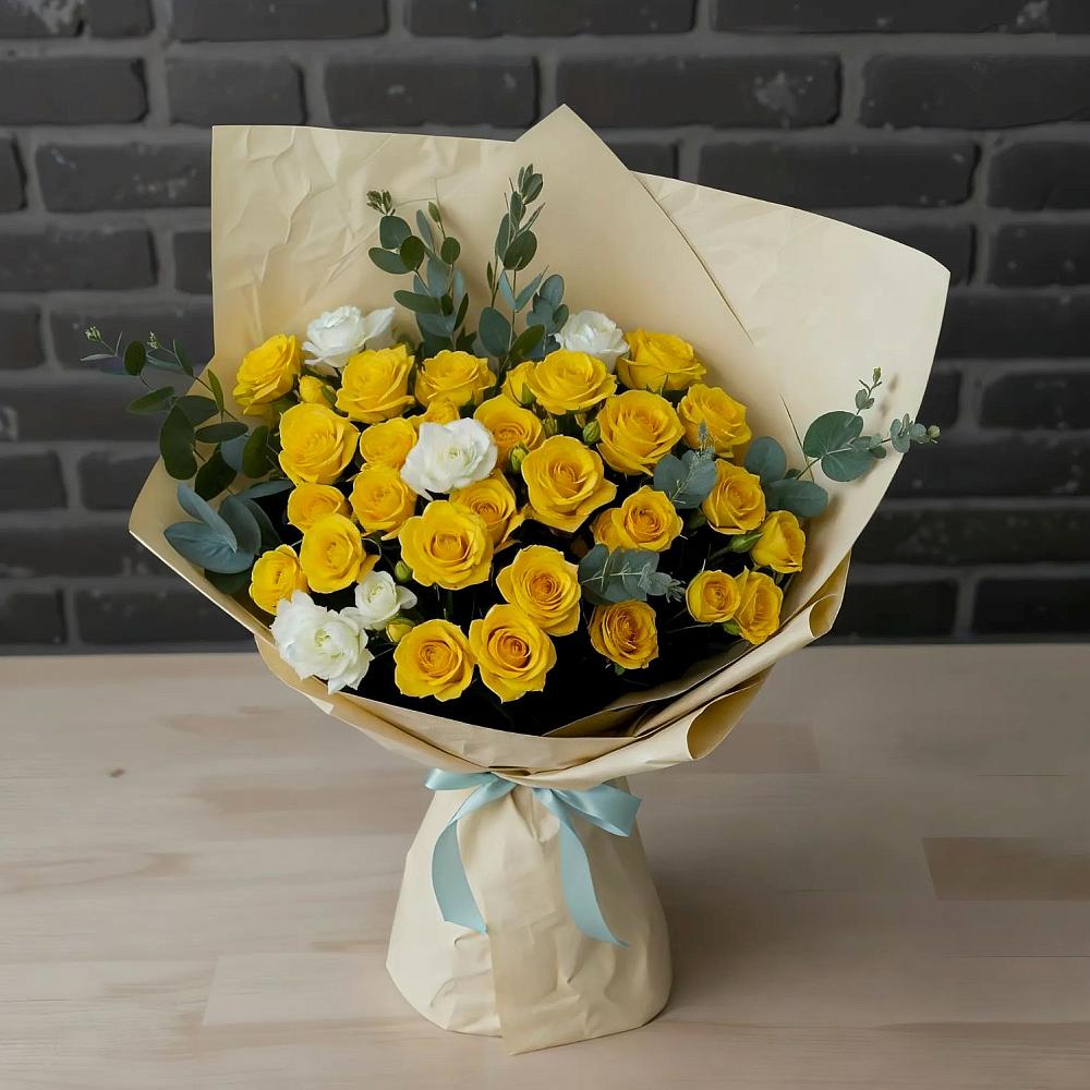 Букет цветов из: Розы в Кинель-Черкассы