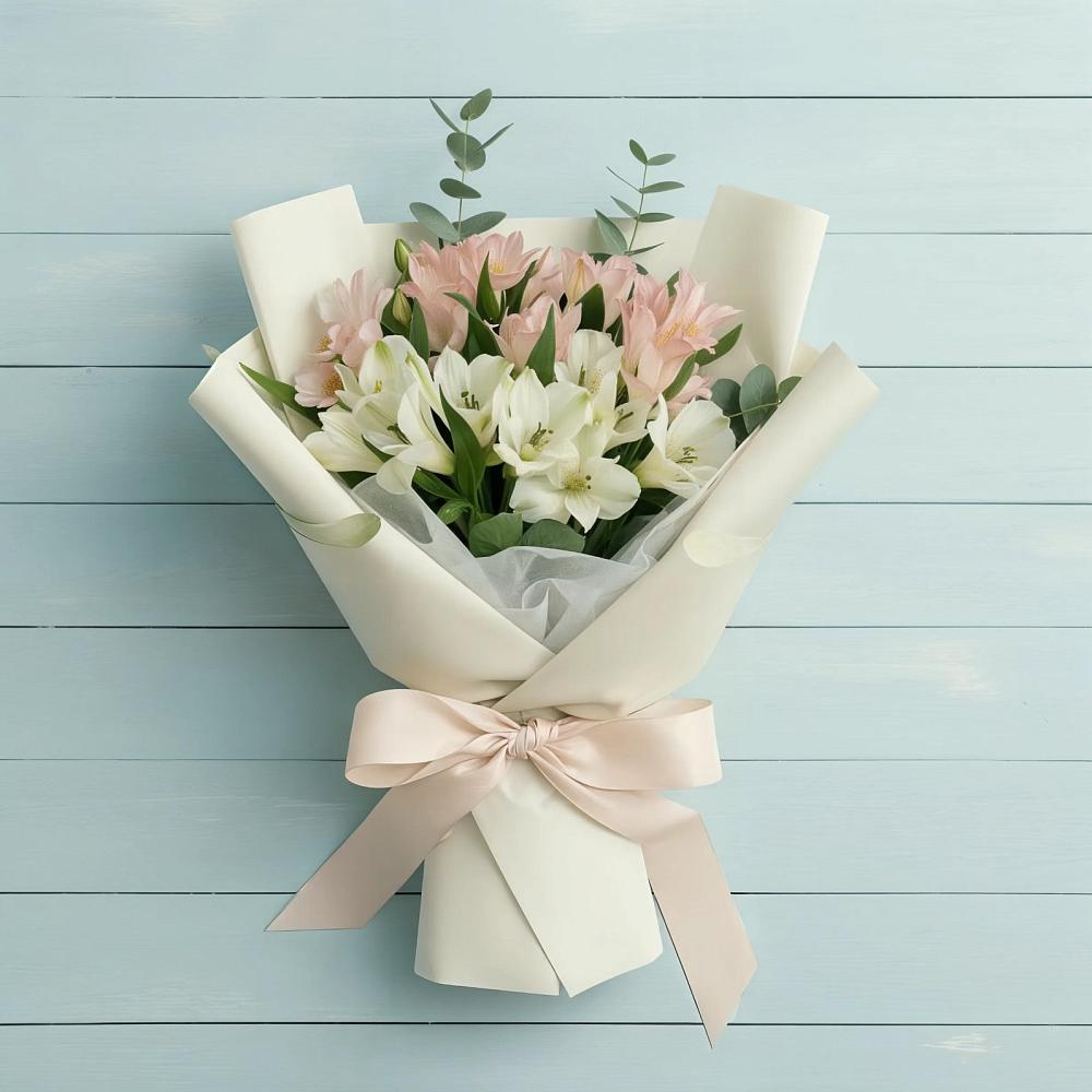 Букет цветов из: Альстромерии в Кинель-Черкассы