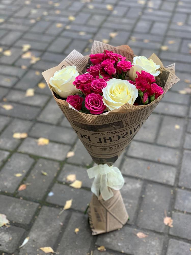 Букет цветов из: Розы в Кинель-Черкассы