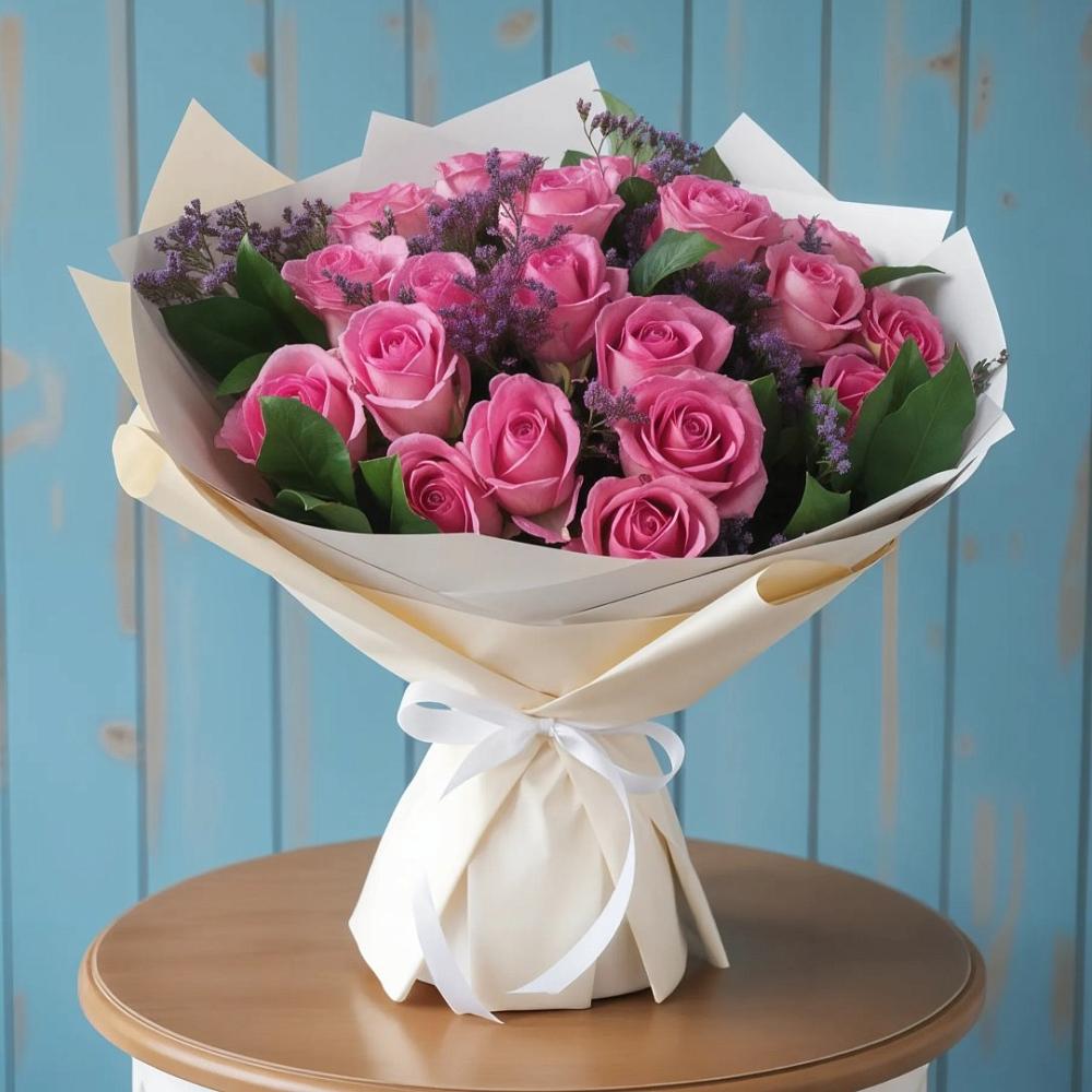 Букет цветов из: Розы в Кинель-Черкассы