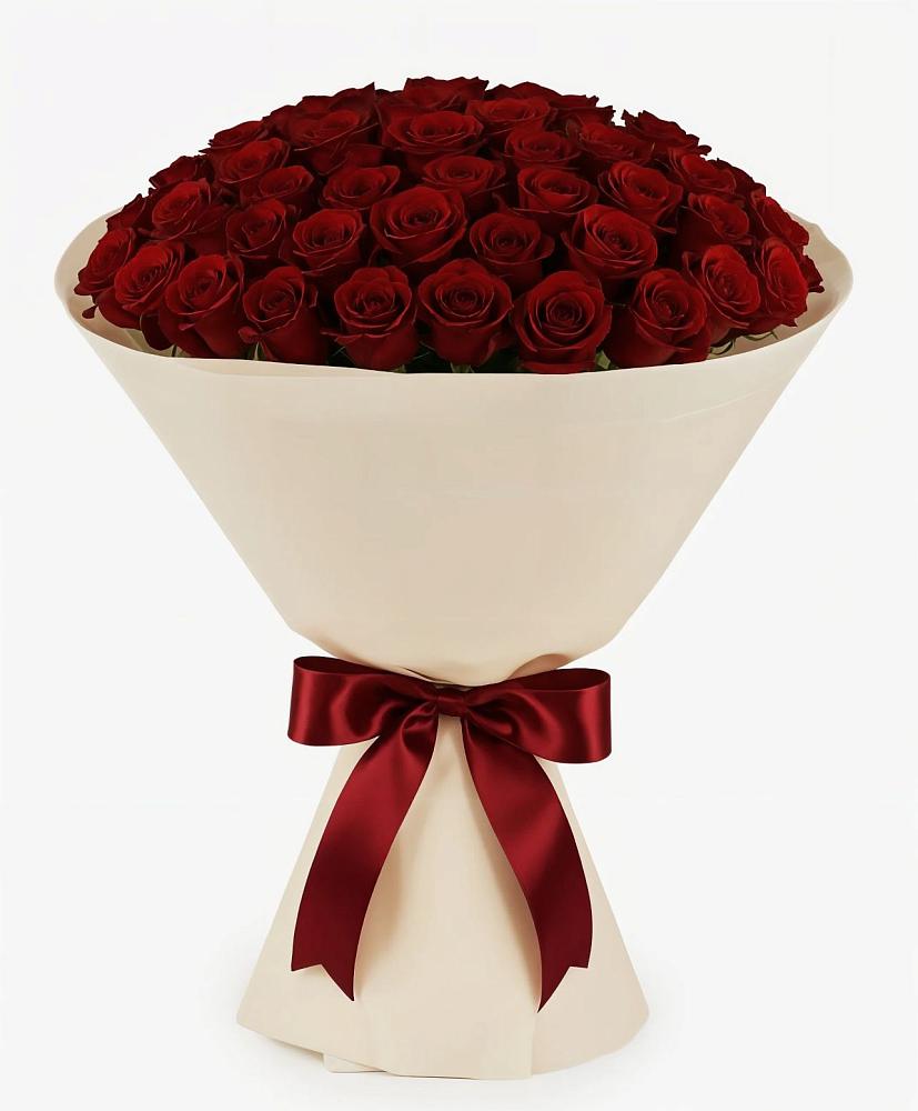 Букет 101 Бордовая роза Блэк Бакарра в Кинель-Черкассы