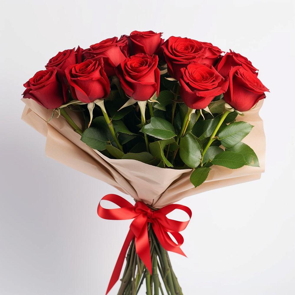Букет 11 Красных роз Эдлесс Лав в Кинель-Черкассы